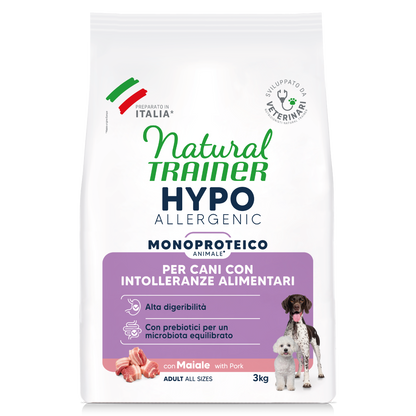 Natural Trainer Hypoallergenic con Maiale (Kg/Size: 3)