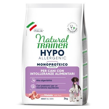 Natural Trainer Hypoallergenic con Maiale (Kg/Size: 3)
