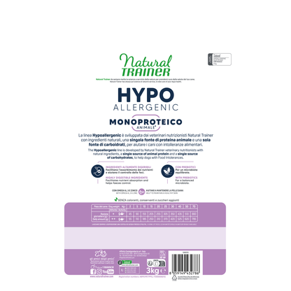 Natural Trainer Hypoallergenic con Maiale (Kg/Size: 3)