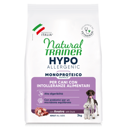 Natural Trainer Hypoallergenic con Anatra (Kg/Size: 3)