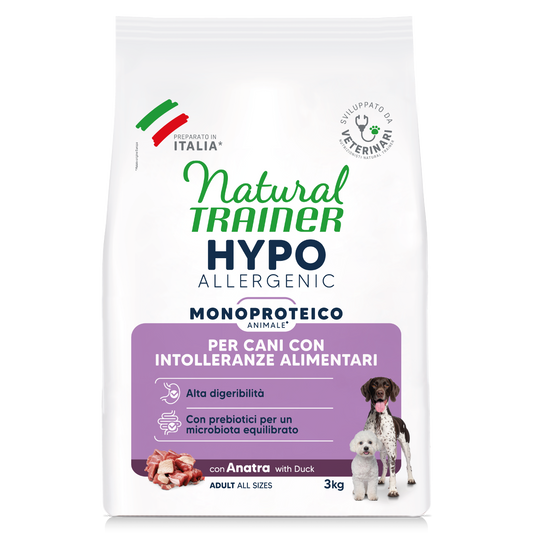 Natural Trainer Hypoallergenic con Anatra (Kg/Size: 3)