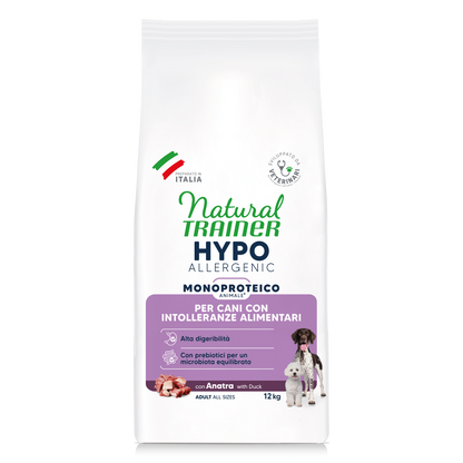 Natural Trainer Hypoallergenic con Anatra (Kg/Size: 12)