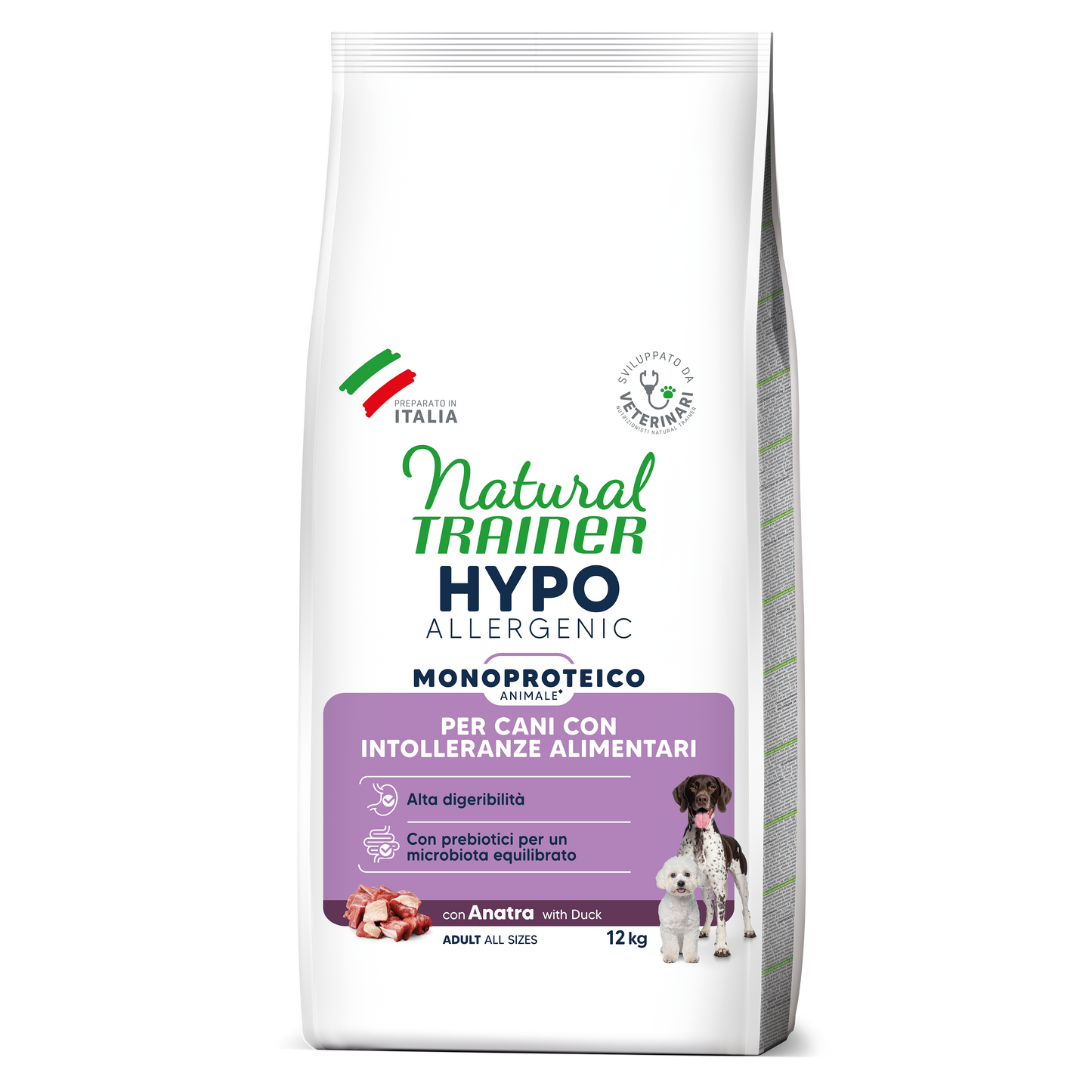 Natural Trainer Hypoallergenic con Anatra (Kg/Size: 12)