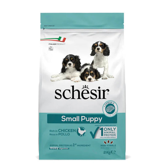 Schesir Dog Small Puppy ricco di Pollo (Kg/Size: 2)