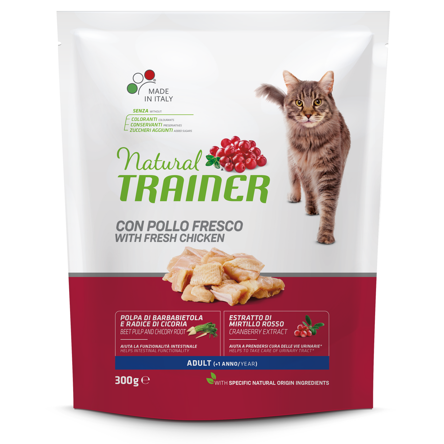 Trainer Natural Cat Adult Con Pollo(+1) (Kg/Size:0,3)