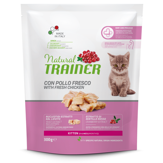 Trainer Natural Trainer Kitten Con Pollo (1-6 Mesi) (Kg/Size:0,3)