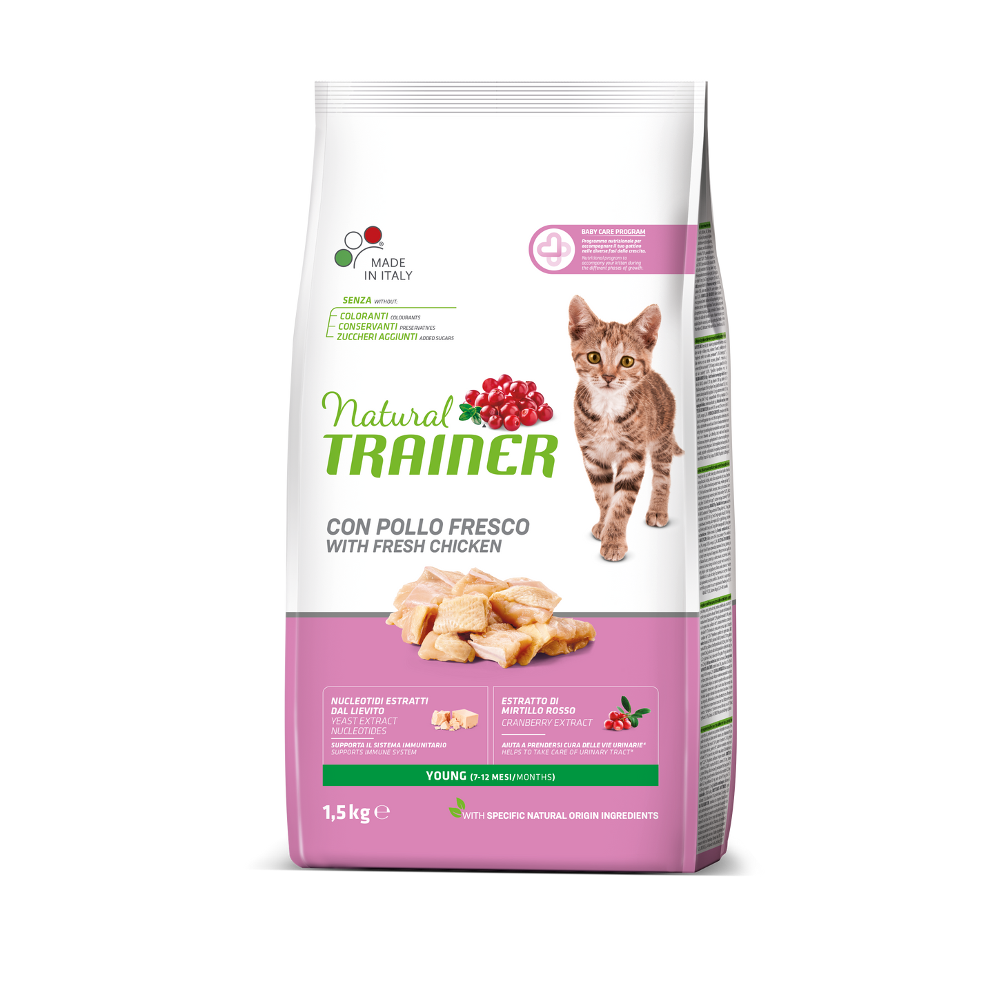 Trainer Natural  Young Con Pollo(7-12 Mesi)  (kg/Size:1,5)