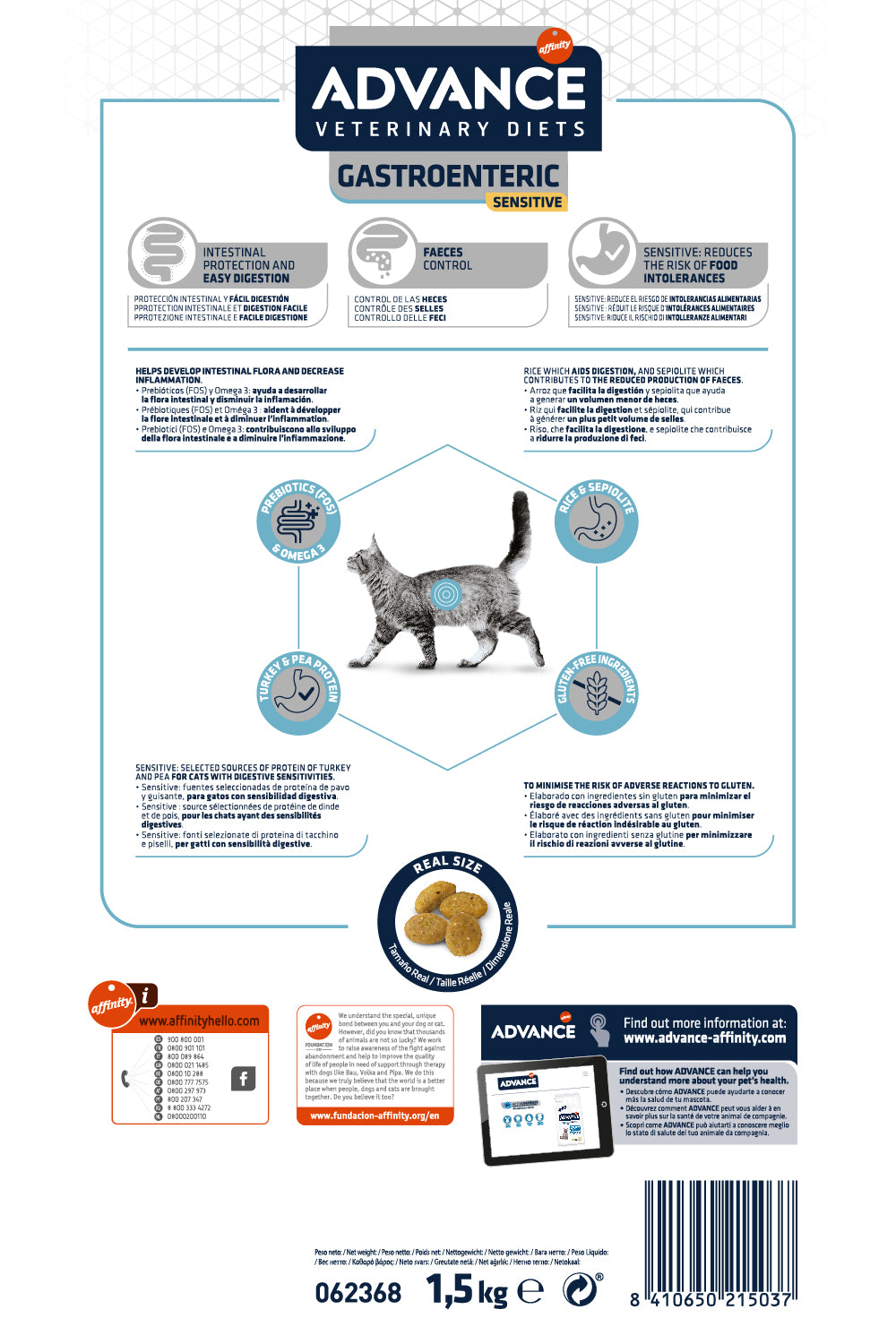 Advance Cat Gastrointeric Sensitive (Kg/Size: 1,5)